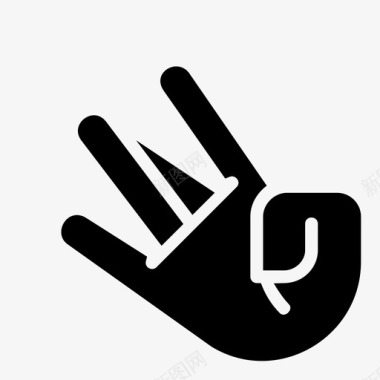 心形符号手手指人图标图标