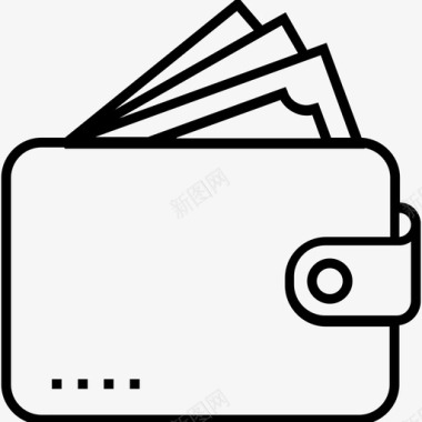 钱包钱包钱包卡片持有人图标图标