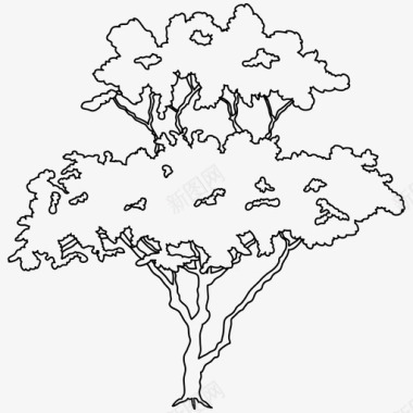 树植物图标图标