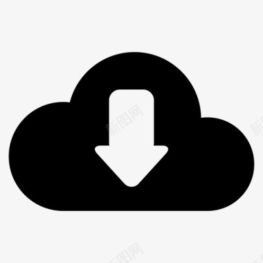 云保存电子商务在线购物图标图标