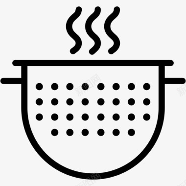 滤菜烹饪食物图标图标
