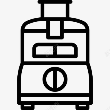 食品加工电器烹饪图标图标