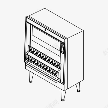 自动减卷烟机自动售货机销售图标图标