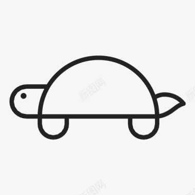 龟水动物图标图标