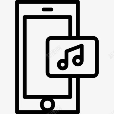 音乐手机功能iphone图标图标