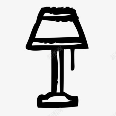 奢华灯具灯具设备家具图标图标