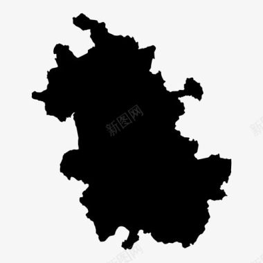 安徽省中国安徽省地图图标图标