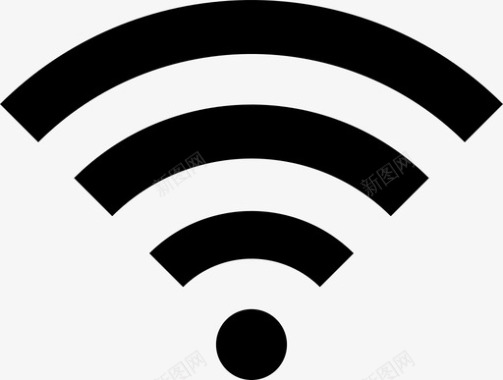 入场卷设计wifi路由器信号图标图标