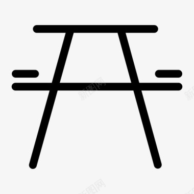 桌子咖啡桌家具图标图标