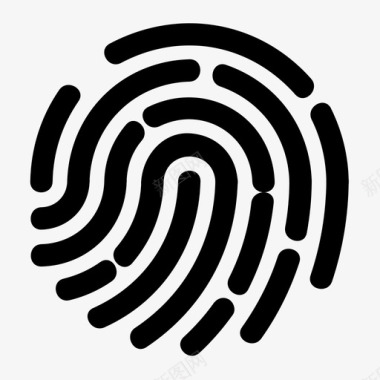 指纹门禁fingerprint图标