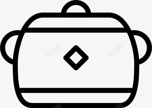 烹饪烹饪锅食物厨房图标图标