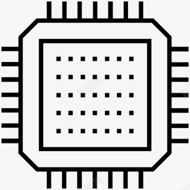 电脑硬件电脑硬体电脑晶片图标图标