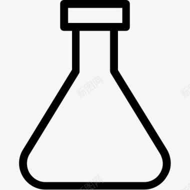 线稿烧瓶化学烧瓶化学图标图标