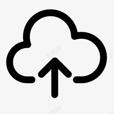 云云计算天空图标图标