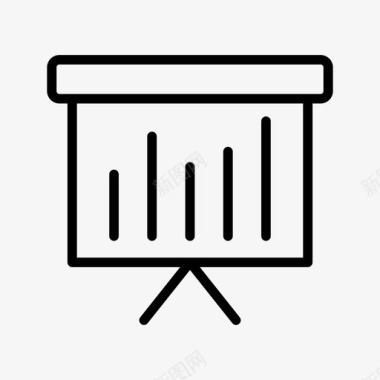 增长业务条形图业务增长演示图标图标