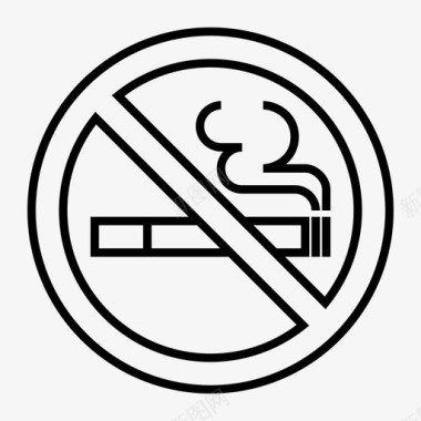 不吸烟酒店汽车旅馆图标图标
