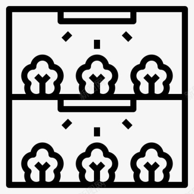 2艺术字垂直植物场工厂农场图标图标