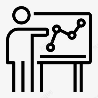 分析矢量图演示分析董事会图标图标