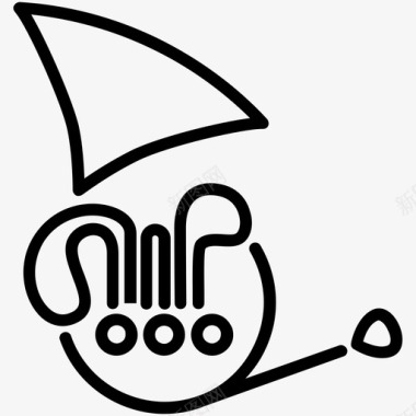 法国喇叭音乐管弦乐队图标图标