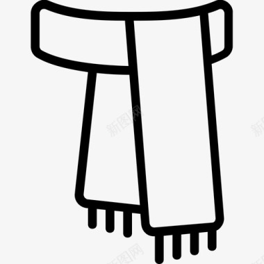 围巾服装女士图标图标