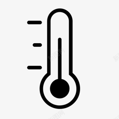温热温度表摄氏度华氏度图标图标