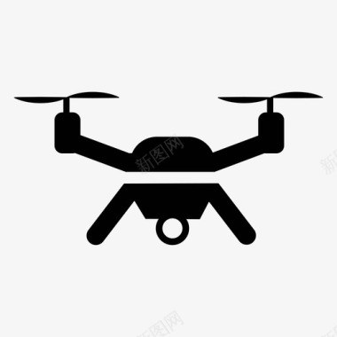 航空无人机航空摄影图标图标