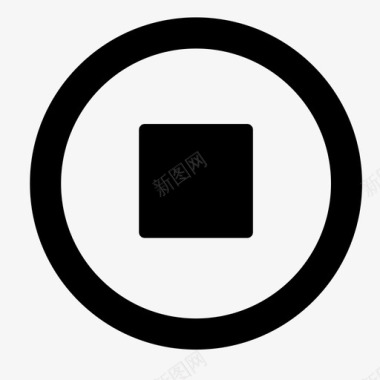 圆形火焰图标圆形 停止图标