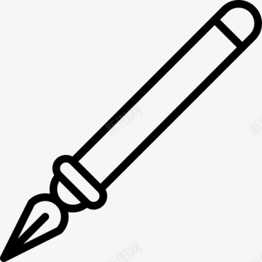 水笔自来水笔书写监视器图标图标