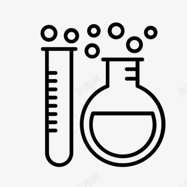 科学竞赛核科学化学实验室图标图标