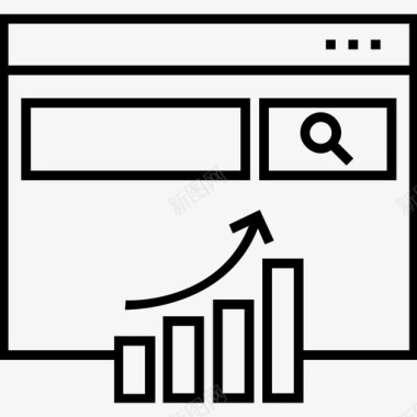 网站布局图标网页排名条形图网页图标图标