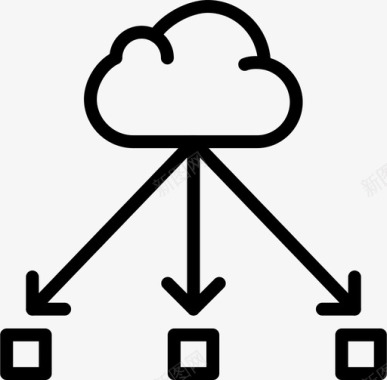 云传输云传输开发编程图标图标