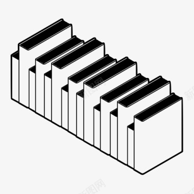 阅读教育书籍教育图书馆图标图标