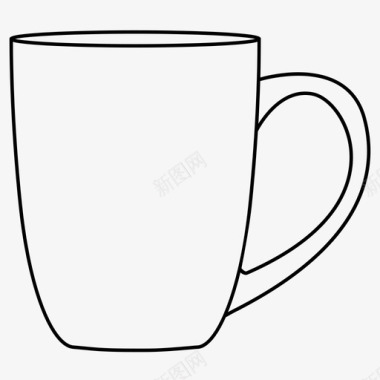 干净的杯子咖啡盘子图标图标