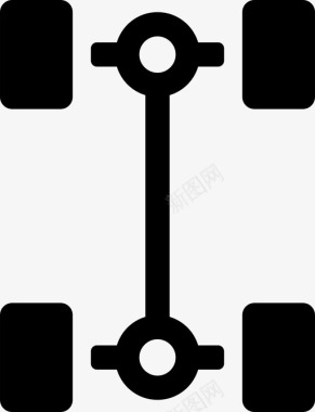底盘汽车驱动装置图标图标