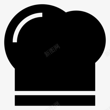 厨师帽子厨师帽图标图标