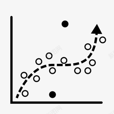 探索数据算法数据科学图标图标