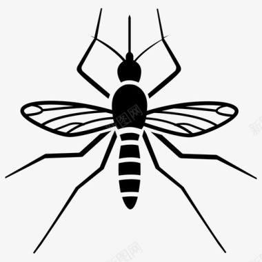 传染疾病蚊子疾病蠓图标图标