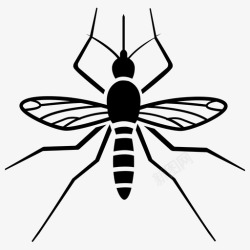 驱蚊标志蚊子疾病蠓图标高清图片