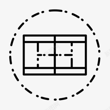 网球体育场冠军杯赛图标图标