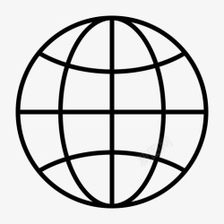 地球国际地球国际地图图标高清图片