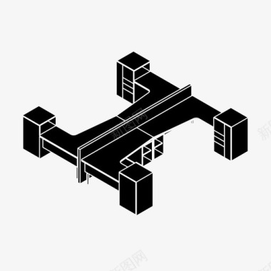 开放ID工作空间商务办公桌图标图标