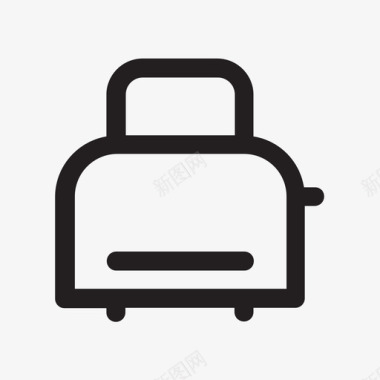烤面包机烤箱机器图标图标