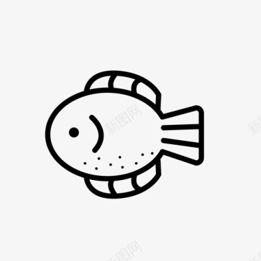 鱼食物海鲜图标图标