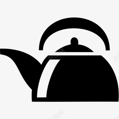 器皿茶壶水壶器皿图标图标