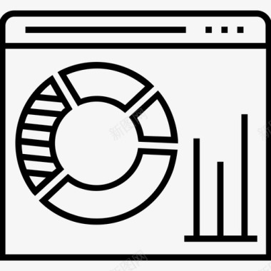 网页优化分析条形图数据分析图标图标