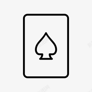 手绘扑克牌游戏图标纸牌游戏扑克牌图标图标