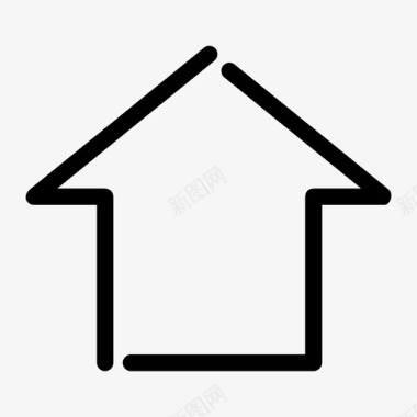 小房子免抠房子家庭住宅宾馆图标图标