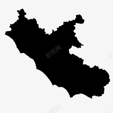 拉佐意大利地图图标图标
