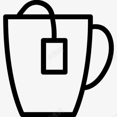 茶热饮速溶茶图标图标