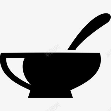 器皿碗盘子勺子图标图标